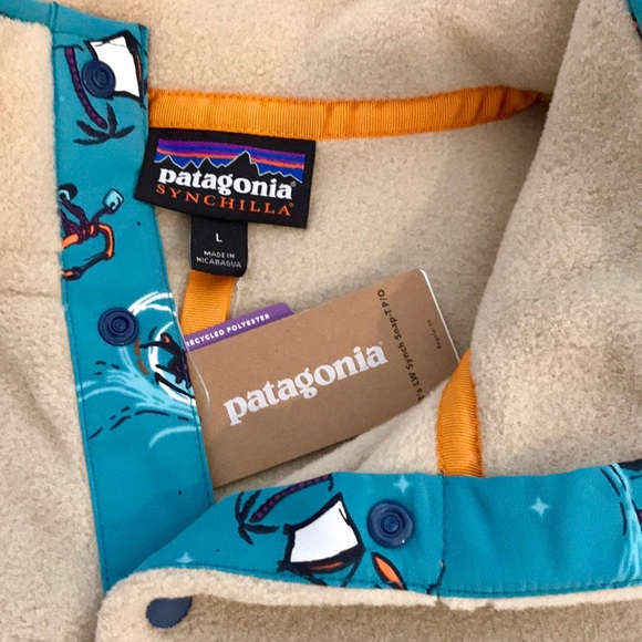 patagonia synchilla el cap khaki